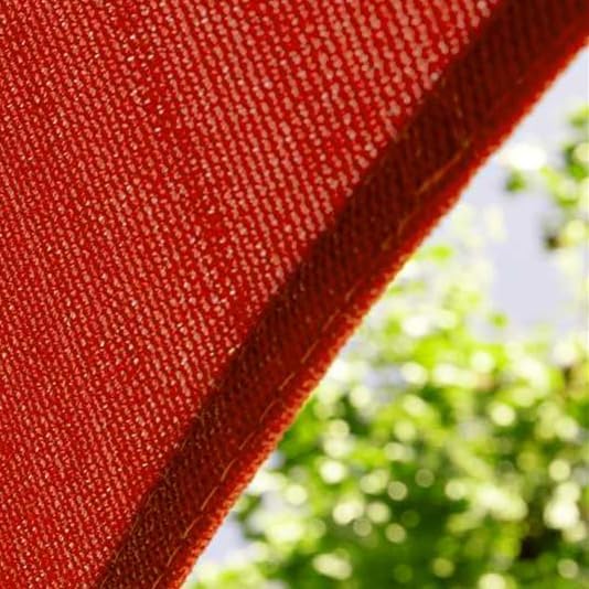 Amgo Custom Size 9' x 9' x 9' Red Triangle Sun Shade Sail Order to Make Canopy - Image 8