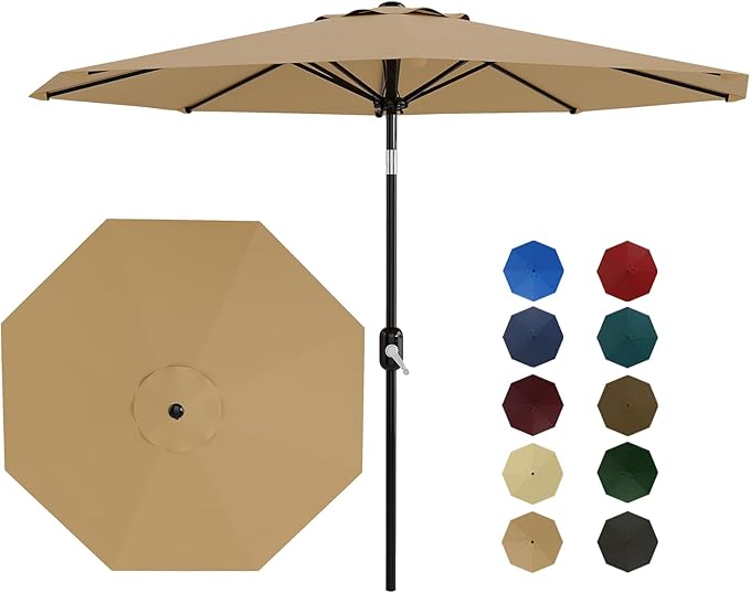 10 ft Patio Umbrella by Garvee