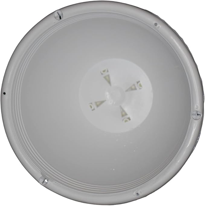 8" White Plastic Hanging Basket - Image 6