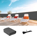 LOVE STORY Custom Size 3.3'x4' Dark Grey Balcony Privacy Screen, UV Block by LOVESTORY
