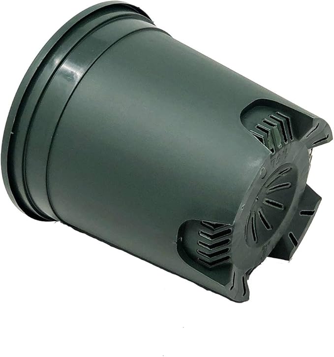 1.5 Gallon Green Nursery Pot Plastic Planters - Image 3