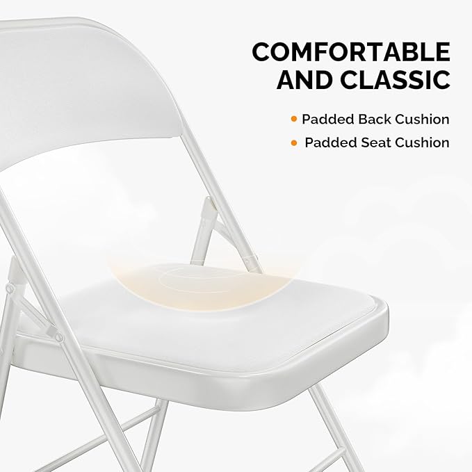 VINGLI 8 Pack Folding Chairs - Image 5