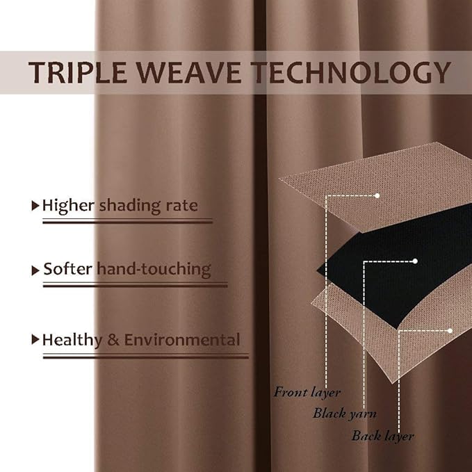 NICETOWN Bedroom Blackout Curtain - Image 4
