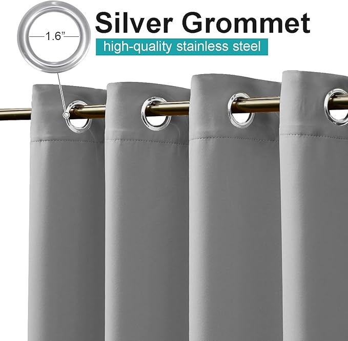 NICETOWN 108" L Outdoor Curtain - Image 2