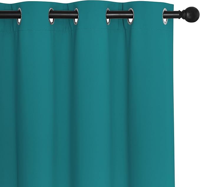 NICETOWN Room Divider Curtain 132 Inches Long, Wide Blackout Sliding Door - Image 7