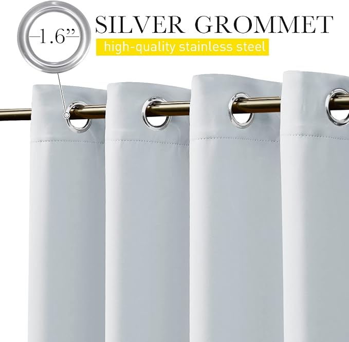 NICETOWN 2 Panels Windproof Outdoor Curtains - Image 2