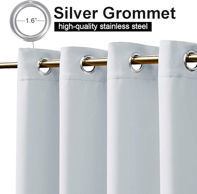 NICETOWN Outdoor Cabana Curtain, Windproof & Sun Blocking Curtains - Image 2