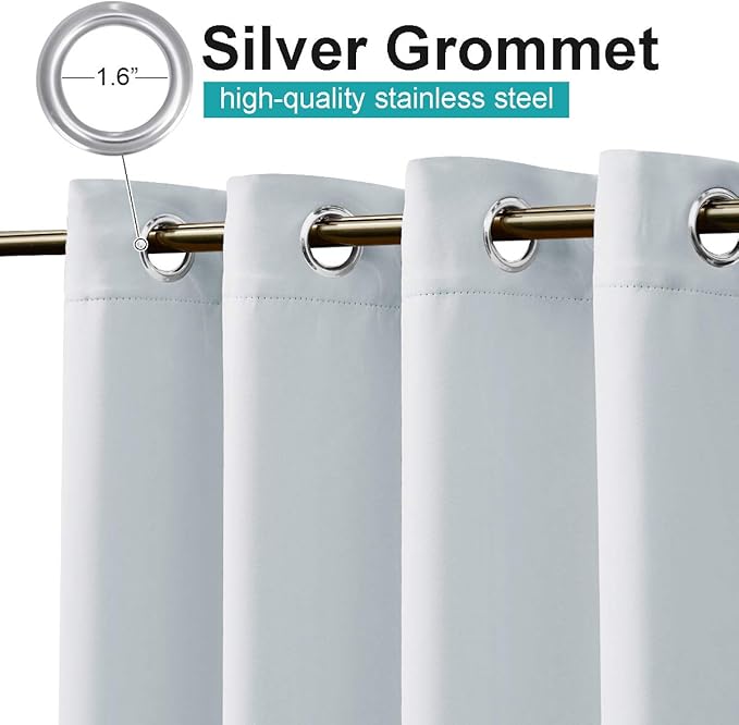 NICETOWN 2 Panels Waterproof Outdoor Curtains - Image 2