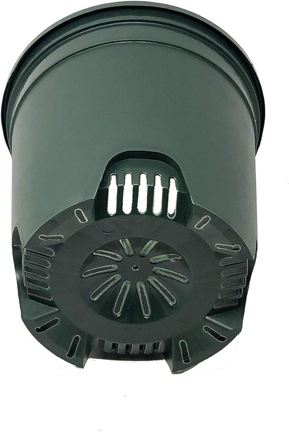 1.5 Gallon Green Nursery Pot Plastic Planters - Image 2