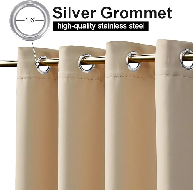 NICETOWN Weighted Outdoor Curtains - Image 2