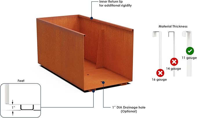 Plantercraft Corten Steel Planters - Image 3
