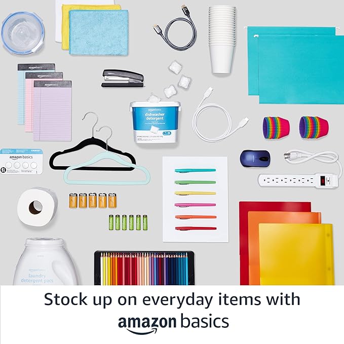 Amazon Basics 3-Shelf Heavy Duty Adjustable Wire Shelving Storage Rack on 2" PP - Image 6
