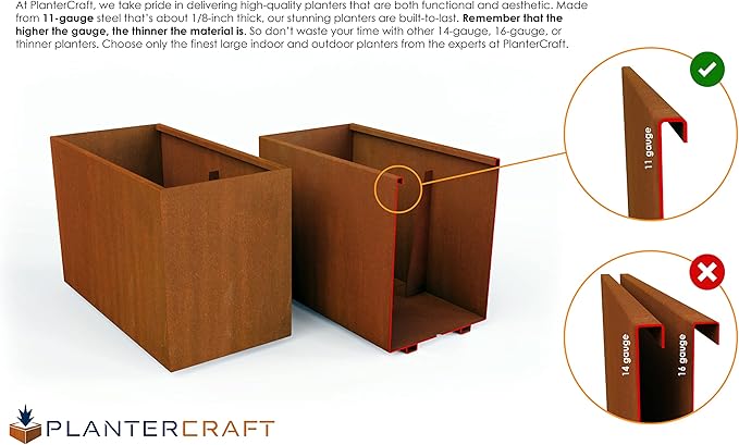 Plantercraft Extra Large Rectangular Planter - Image 4