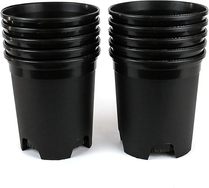 1 Gallon Nursery Pot Plastic Planters - Image 2