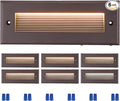 LEONLITE 5W/4W/3W Dimmable 5CCT Low Voltage LED Step Lights Outdoor, 9 Inch by LEONLITE