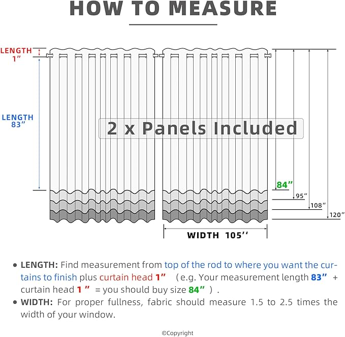 Waterproof Outdoor Curtain W105 x L95 - Image 6