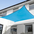 KANAGAWA 9'X11' Turquoise Mix Custom Size Sun Shade Sail Rectangle UV Block by KANAGAWA