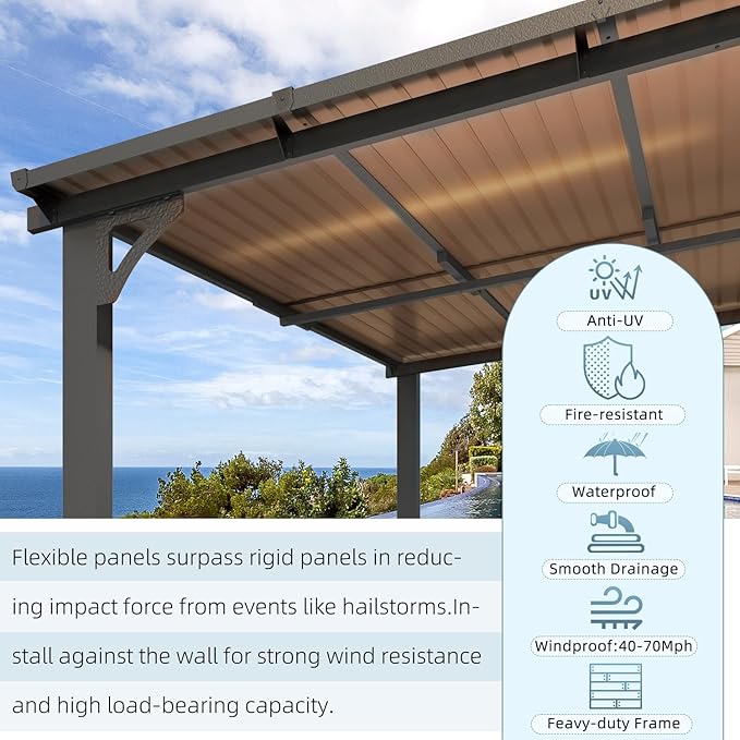 AECOJOY 20' x 8' Outdoor Gazebo - Image 5