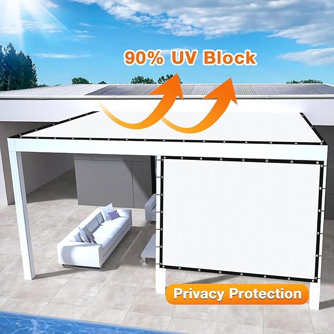 Artpuch Outdoor Pergola Shade Cover 4' X 6' Sun Shade Cloth - Image 3