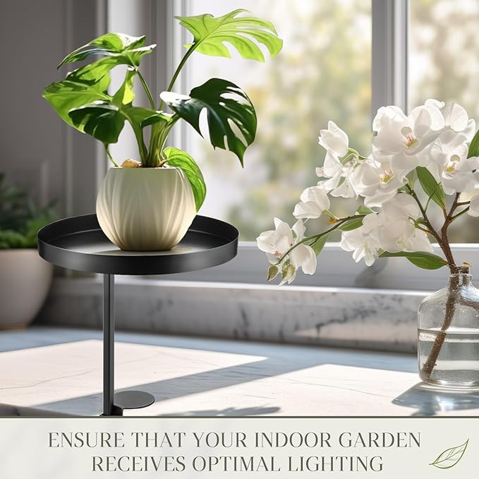 1 Pcs Window Sill Plant Shelf 7.9''D x 14.2''H Adjustable Window Shelf - Image 5