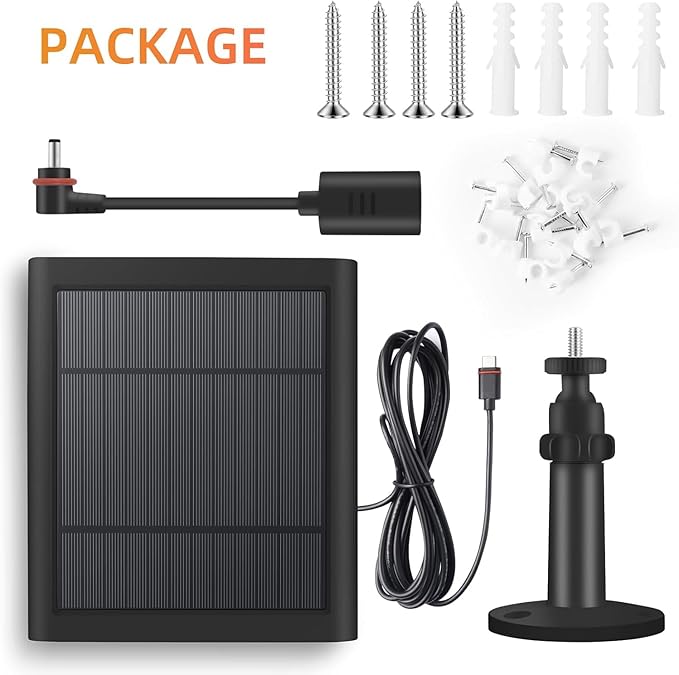 USB-C to Ring Barrel Plug 6Pack 4W Solar Charger - Image 6