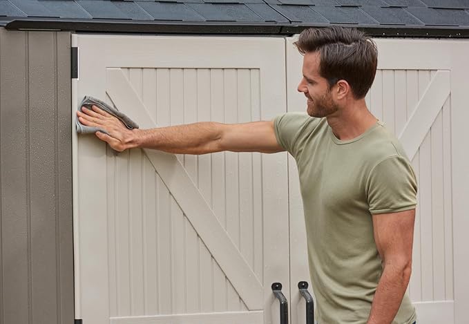 Rubbermaid Extra Large Resin Outdoor Storage Shed - Image 12