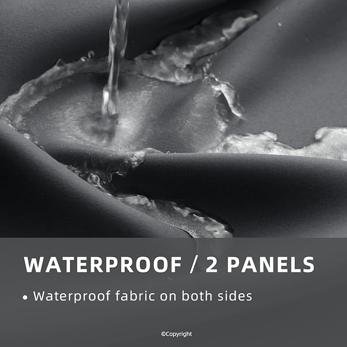 Waterproof Outdoor Curtain W52 x L84 - Image 2