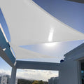 SUNNY GUARD Custom Size 5'x6'x7.8' Silver Grey Sun Shade Sail Right Triangle UV by SUNNYGUARD