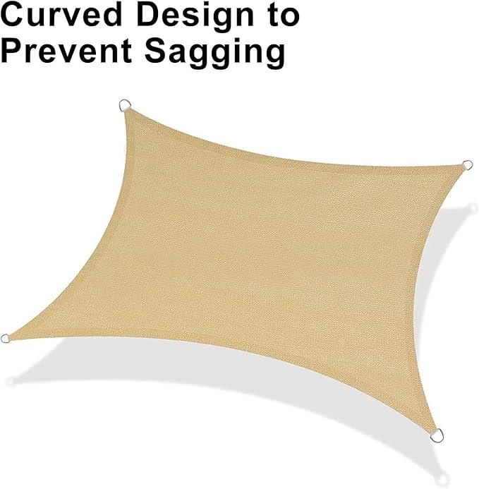 LOVE STORY Sun Shade Sail, UV Block Sunshade Cover - Image 6