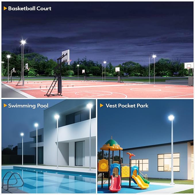2 Pack LED Flood Lights Outdoor, 150W 15000LM Super Bright Floodlight Outside - Image 7