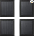 USB-C to Ring Barrel Plug 4Pack 4W Solar Charger by Paodekua