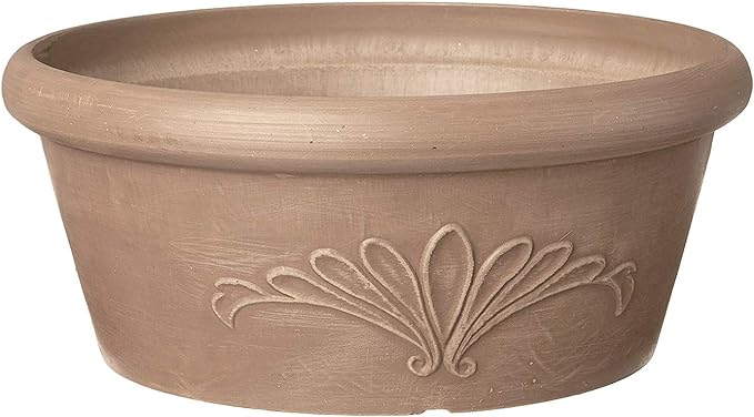 Arcadia Garden Products PSW TA25TP Plastic/Stone/Wood Composite Bulb Pan – No by PSW