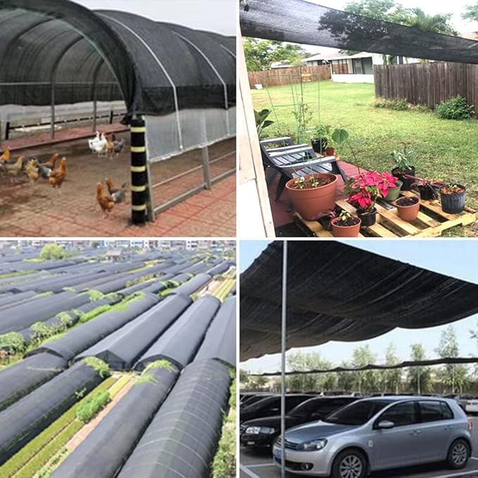 QLOFEI Shade Cloth for Garden, 90% Sunblock Neting Cover Shade Cloth - Image 7