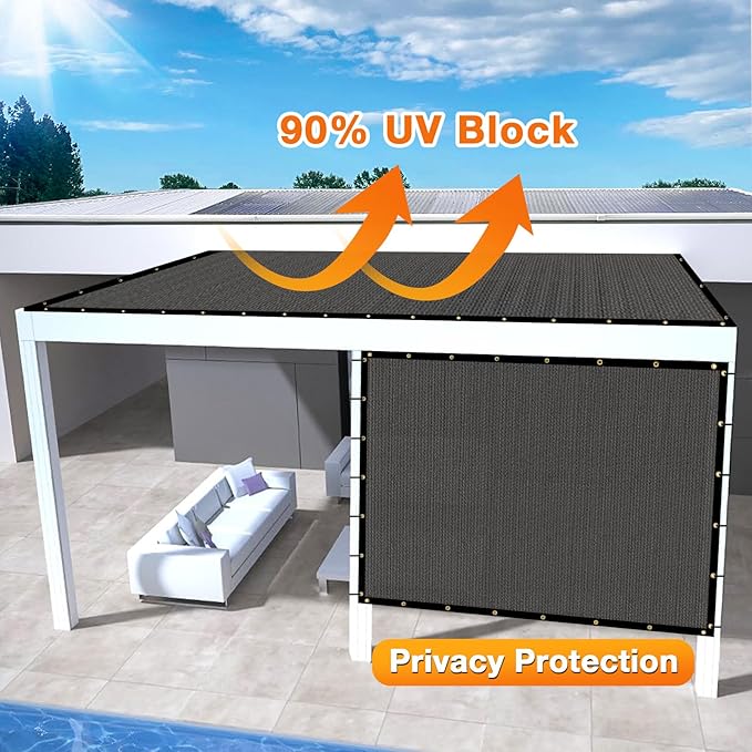 Artpuch Outdoor Pergola Shade Cover 16x23 FT Sun Shade Cloth - Image 3