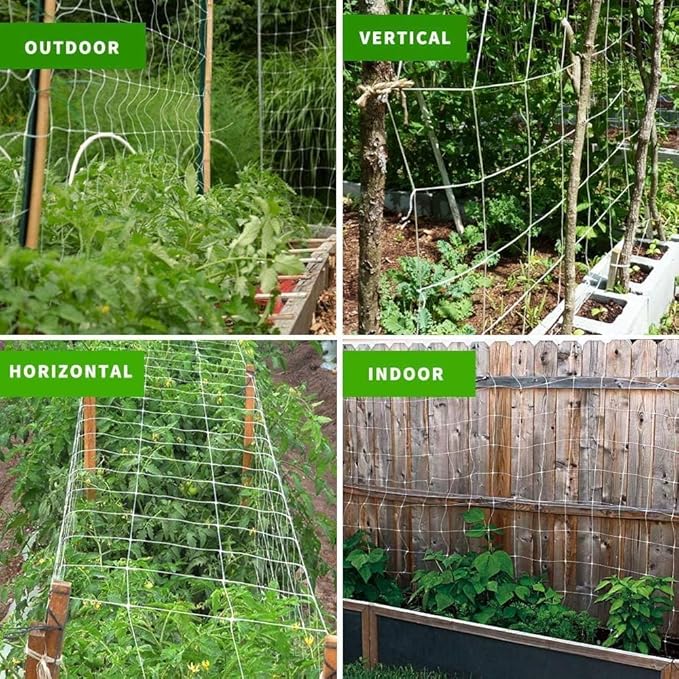 Tcamp Trellis Netting for Climbing Plants Outdoor Indoor - Image 6