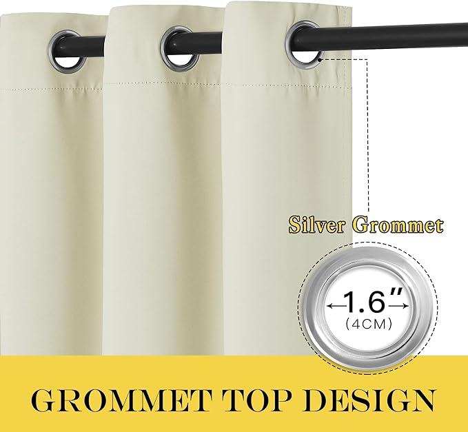 NICETOWN Patio Blackout Curtain Panels - Image 6