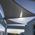 SUNNY GUARD Custom Size 7'x14'x15.7'Graphite Grey Sun Shade Sail Right Triangle by SUNNYGUARD