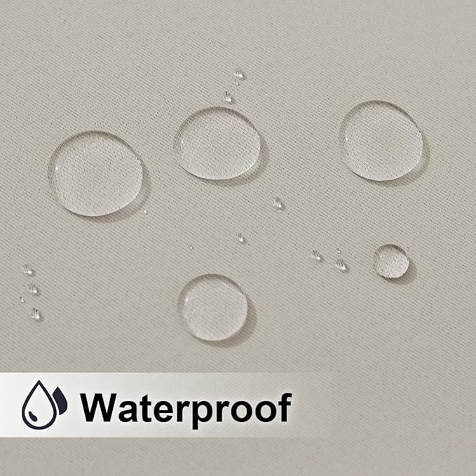 NICETOWN Outdoor Curtainch for Patio Waterproof 100 inch Wide, Thermal - Image 3