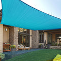 LOVE STORY Custom Size 9'x16' Turquoise Blue Sun Shade Sail Rectangle UV Block by LOVESTORY