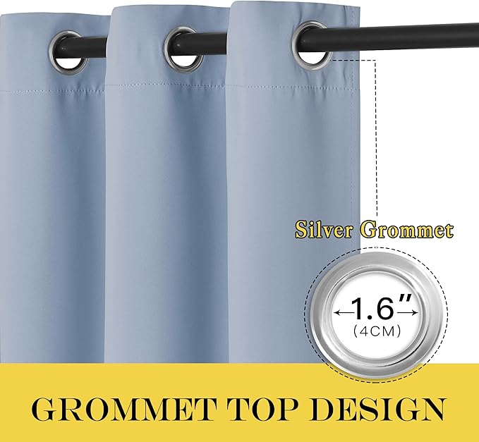 NICETOWN Blackout Curtains 63 inches Long - Image 6