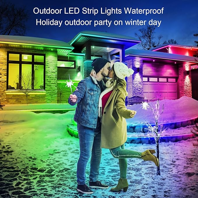 AILBTON 500ft Outdoor LED Strip Lights Waterproof, IP68 Outside Led Light - Image 7