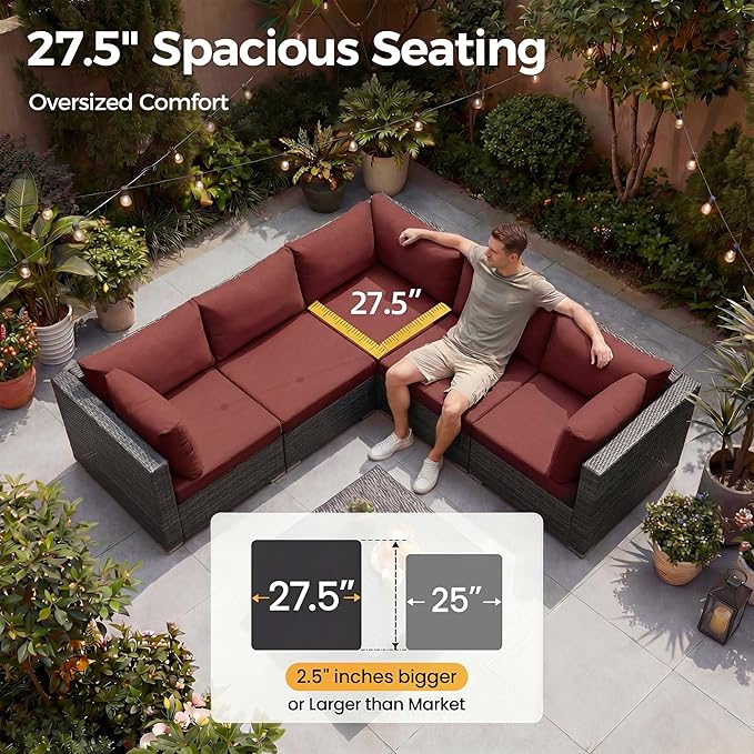 NICESOUL Backyard Furniture Set - Image 6