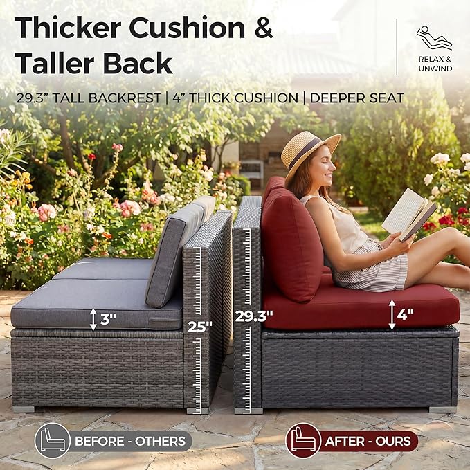 NICESOUL Backyard Furniture Set - Image 7