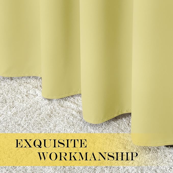NICETOWN Blackout Curtains for Sliding Glass Door Room Divider Noise Reduce - Image 4