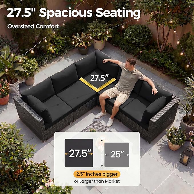 NICESOUL 18 Piece Outdoor Sectional - Image 5