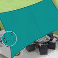 LOVE STORY Rectangle 6'x8' Waterproof Sun Shade Sail Canopy UV Block by LOVESTORY