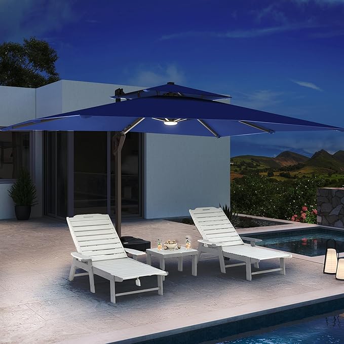 10 X 13 FT Cantilever Patio Umbrella - Image 3