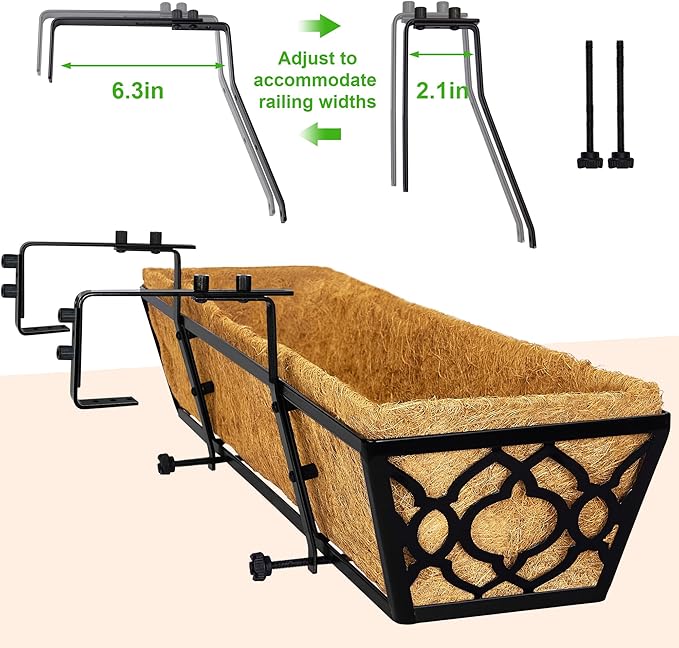 Y&M 2pcs 30" Window Boxes Horse Trough - Image 4