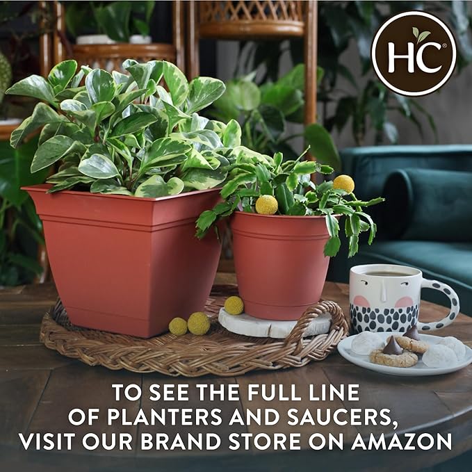 The HC Companies 20 Inch Eclipse Round Planter Pots - Image 8