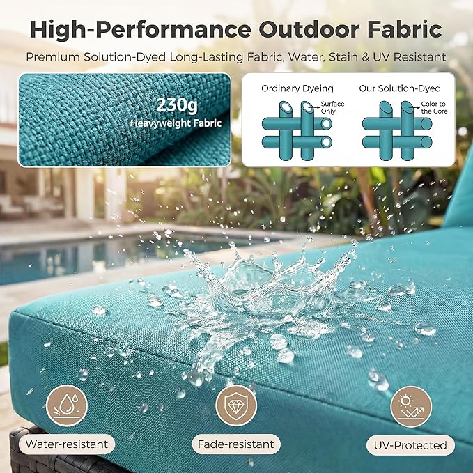 NICESOUL 13 Piece Patio Furniture Set - Image 8